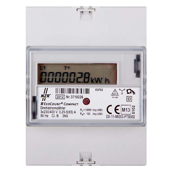 NZR DS-Hutschienenzähler 3x230/400V EcoCount #33220216